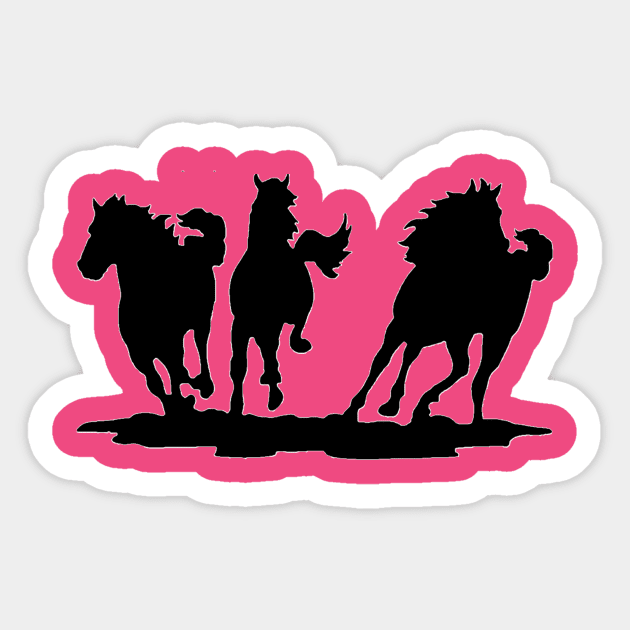 Wild Horses Sticker by jmtaylor